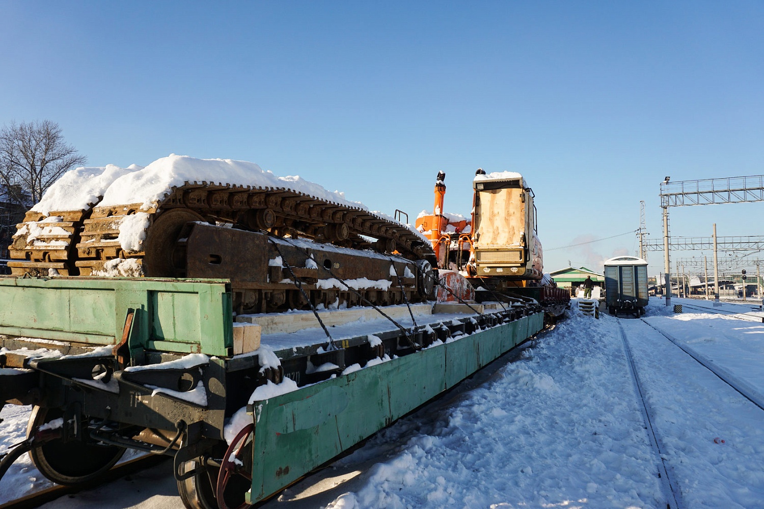 Перевозка экскаватора Hitachi ZX 650LCH в Китай