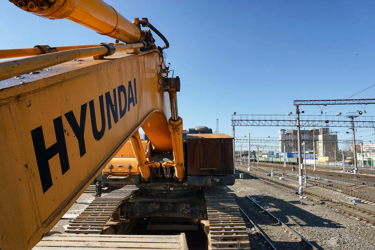 Перевозка экскаватора HYUNDAI 520LC-95