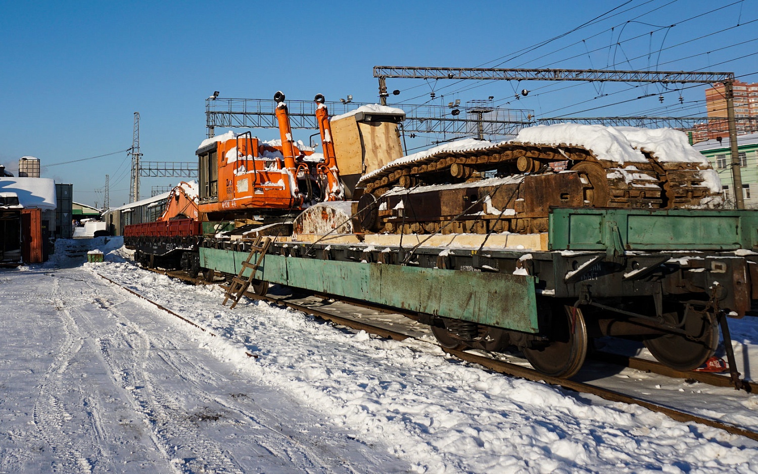 Перевозка экскаватора Hitachi ZX 650LCH в Китай