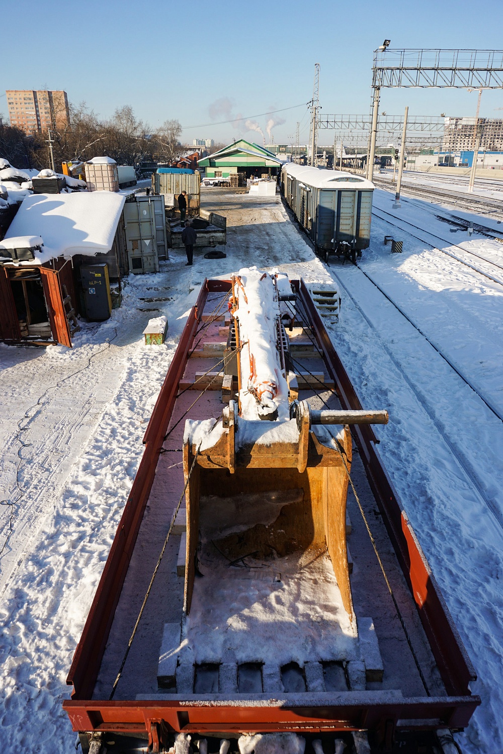 Перевозка экскаватора Hitachi ZX 650LCH в Китай